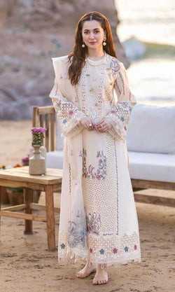 3 PC-EMBROIDERED-LAWN SD 210